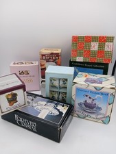 Lot of 9 Trinkets Keepsakes Figurines Junk Drawer glass New open boxes