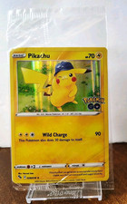 POKEMON PIKACHU 028/078 HOLO RARA CARTA PROMO POKEMON GO STORE SIGILLATA