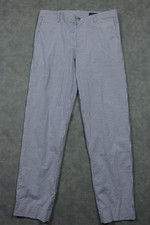 Polo Ralph Lauren Pants Boys 16 Blue White Seersucker Striped Chino Casual