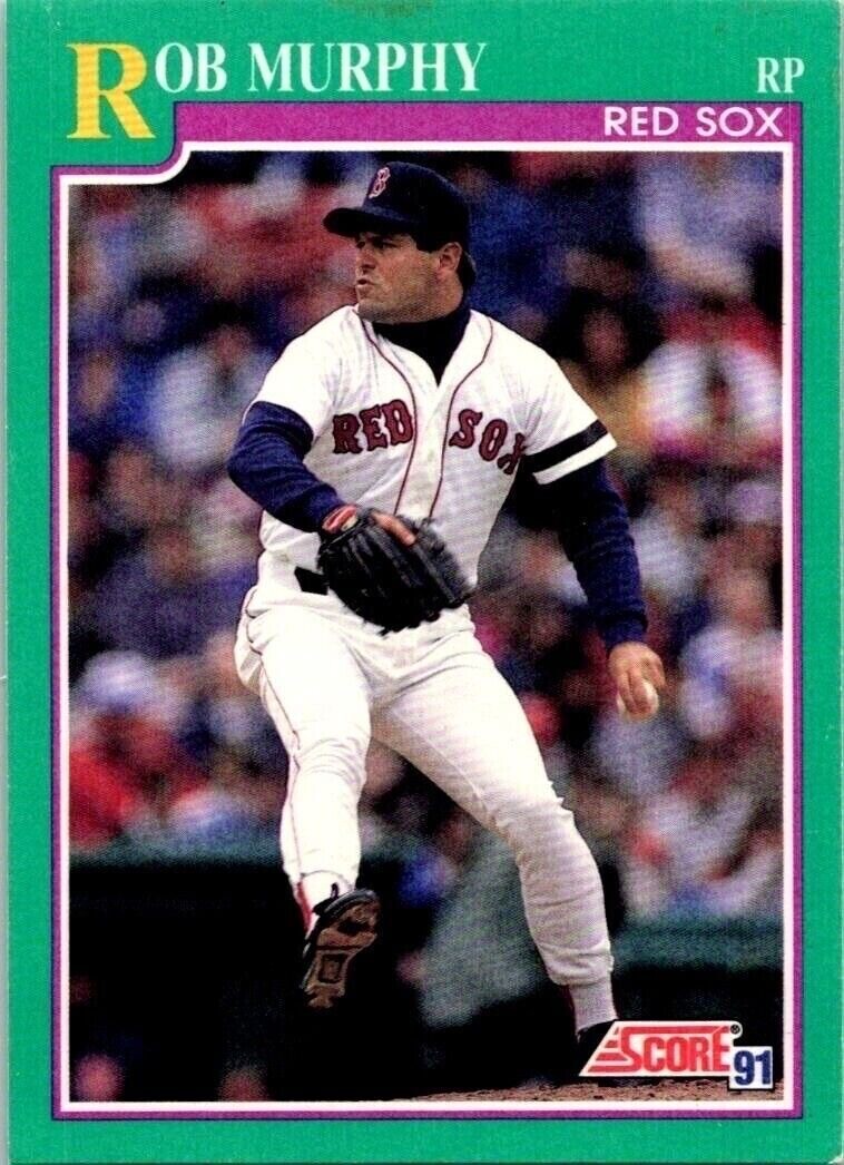 Rob Murphy Boston Red Sox 183 Score 1991 Baseball Card