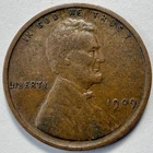 1909-P Lincoln Wheat Cent Penny 1c Coin Circulated Very Fine (VF) #A01