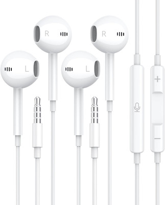 For Apple Earbuds Wired [Clear Call & No Noise], [Mfi] 3.5Mm Headphones with Mic