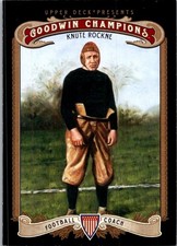 2012 Upper Deck Goodwin Champions #13 Knute Rockne