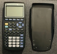 Texas Instruments TI-83 Plus Graphing Calculator w/Cover TESTED and WORKS