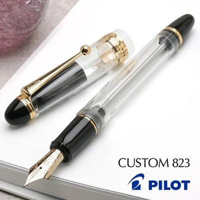 Pilot Namiki Custom 823 Fountain Pen Clear Fine Nib FKK-3MRP-NC-F