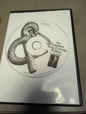 The New Relentless Ring & String by Bob Miller DVD Includes Brass Ring & String