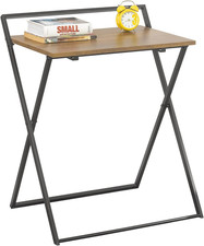 Folding Table Teenagers Foldable Computer Workstation Writing Desk Small Portabl