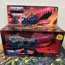 Mattel Masters of the Universe Land Shark Vehicle MOTU Origins New Box Damage