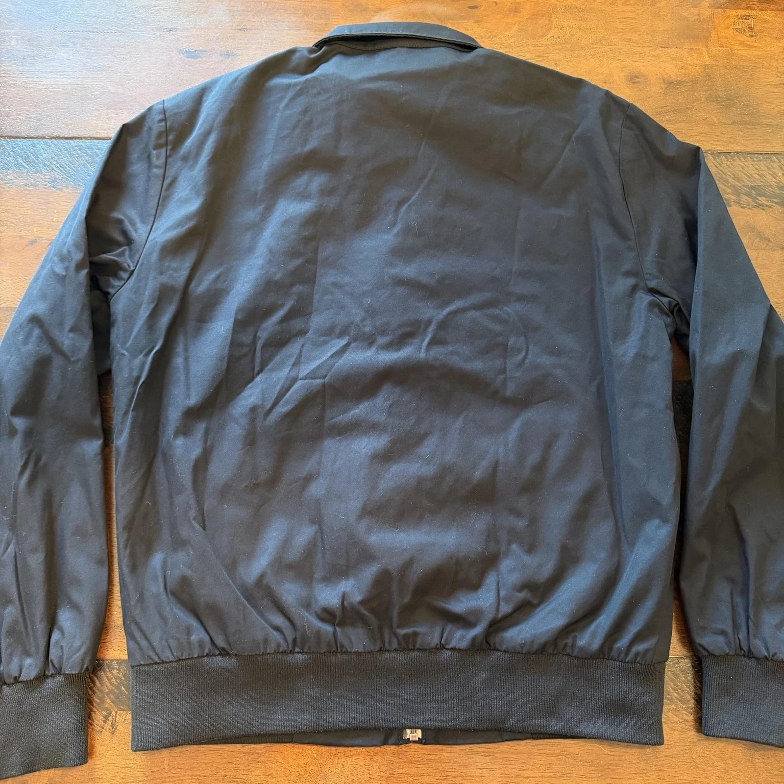 Fred Perry Mens Navy Bomber Jacket Drake's London Paisley Lined M J5242 - product detail image 9