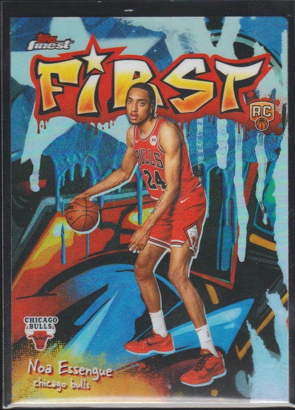 2025-26 Finest #F-12 Noa Essengue First Refractor