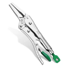  Long Nose Locking Pliers, Premium CR-V Construction, Ergonomic Anti-slip 6.5"