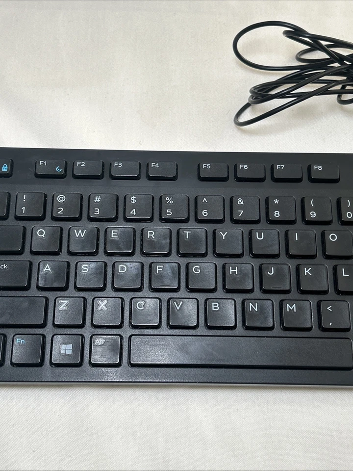 Dell KB216T Slim USB Computer Keyboard - Black DP/N 0RKR0N - Image 4 of 4