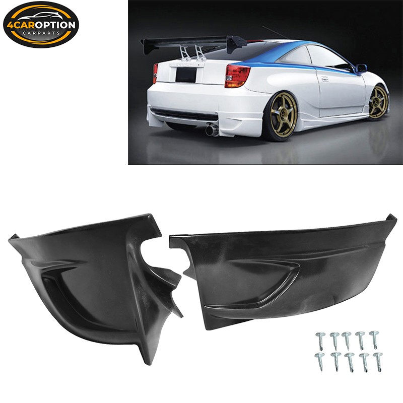 Fits 00-02 Toyota Celica J Style Front + Rear Lip + Side Skirt PU