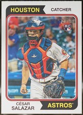 2023 Topps Heritage #655 Cesar Salazar Baseball NM