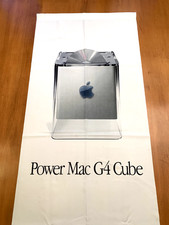 NUOVO Vintage Apple Power Mac G4 Cube Panno Banner Macintosh Computer Steve Jobs