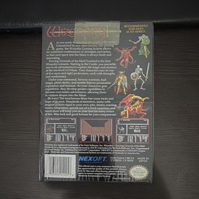 Nexoft Wizardry Proving Grounds Mad Overlord Nintendo NES NTSC-U/C 1990