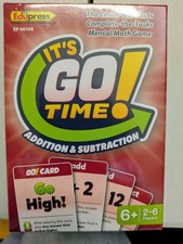 It s GO Time : Addition and Subtraction Card Game- Edupress by TCR