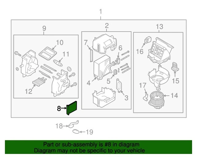 NUEVO FILTRO DE AIRE DE CABINA ACDelco 15-34368 Chevy Aveo 2004-2011 Pontiac G3 2009-2010 Foto 4 de 4