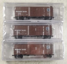 Southern Pacific 12-Panel 40' Boxcar Set of 3, Brooklyn Loco Works, NIB
