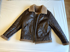 Lammfell-Bomberjacke – Größe 40 UK (medium)