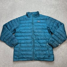 Patagonia Jacket Kids 2XL XXL Blue Ultralight Puffer Down Sweater Coat Youth 