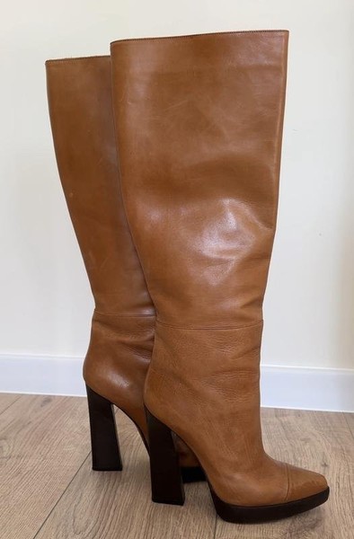 Women Marni Boots Mustard Leather 37