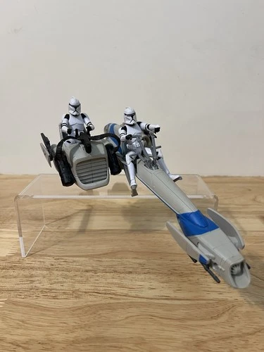 Star Wars Clone Wars BARC Speeder With Sidecar 501st Legion Vintage Collection