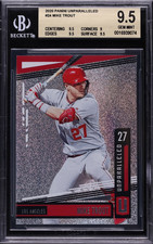 2020 Panini Unparalleled MIKE TROUT #24 BGS 9.5 GEM MINT