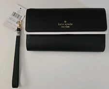Kate Spade Madison Saffiano Leather KC590 Black Travel Wallet Wristlet New W Tag