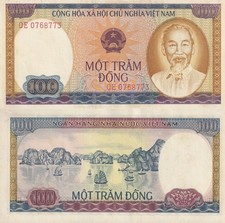 Viet Nam Vietnam 100 Dong 1980 P 88b UNC FOXING NR No Reserve