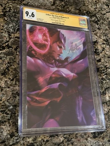 X-Men: The Trial Of Magneto 1:CGC 9.6  1:100 Virgin Variant- SS Artgerm-2021