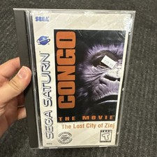 Congo: The Movie-The Lost City of Zinj (Sega Saturn, 1996)  - CIB Complete W Reg