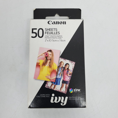 Canon ZINK Photo Paper 2'' x 3''/5 x 7.6cm (50 Blätter)