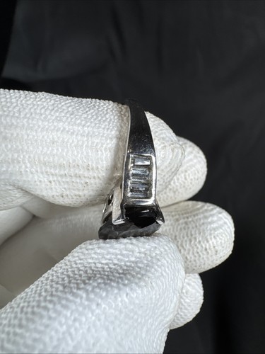 ✨925 Sterling Silver Smokey Quartz Ring Size 8✨ - Picture 4 of 8