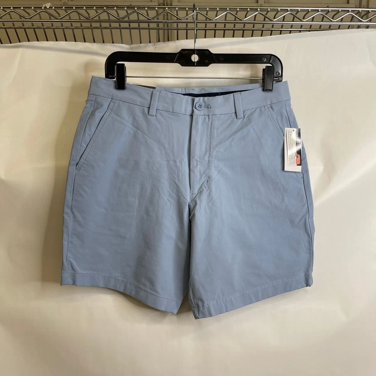Short Vineyard Vines Homme Taille 46 (47x9) – Breaker 9 Gris Côtier, Neuf Avec étiquettes