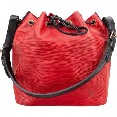 Louis Vuitton Bicolor Epi Leather Sac Noé Petit Shoulder Bag Tasche