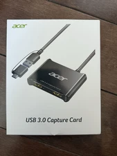 acer USB 3.0 Capture Card with 4K Loop-Out Black