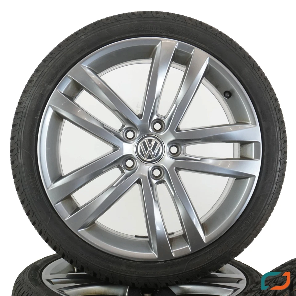 Original VW Golf 7 GTI GTD Salvador Winterräder Winterreifen 18 Zoll 5G0601025AF - Bild 4 von 4