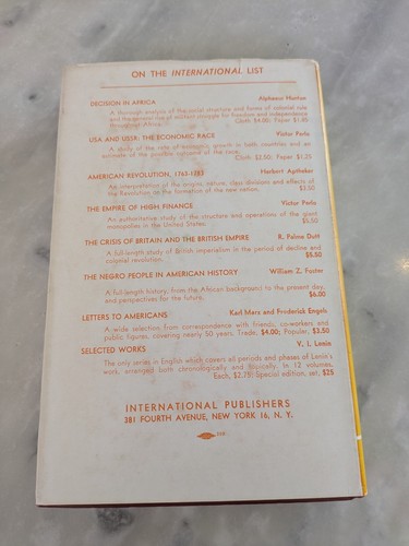 1954-56 MAO TSE TUNG SELECTED WORKS 4 Vol. Set 1st INTERNATIONAL PUB. 1st 1954 - Picture 22 of 22