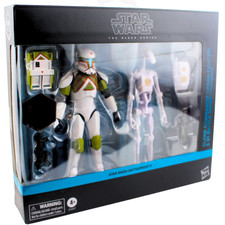 Star Wars  Battlefront II Black Series Clone Commando & B1 Battle Droid NEW