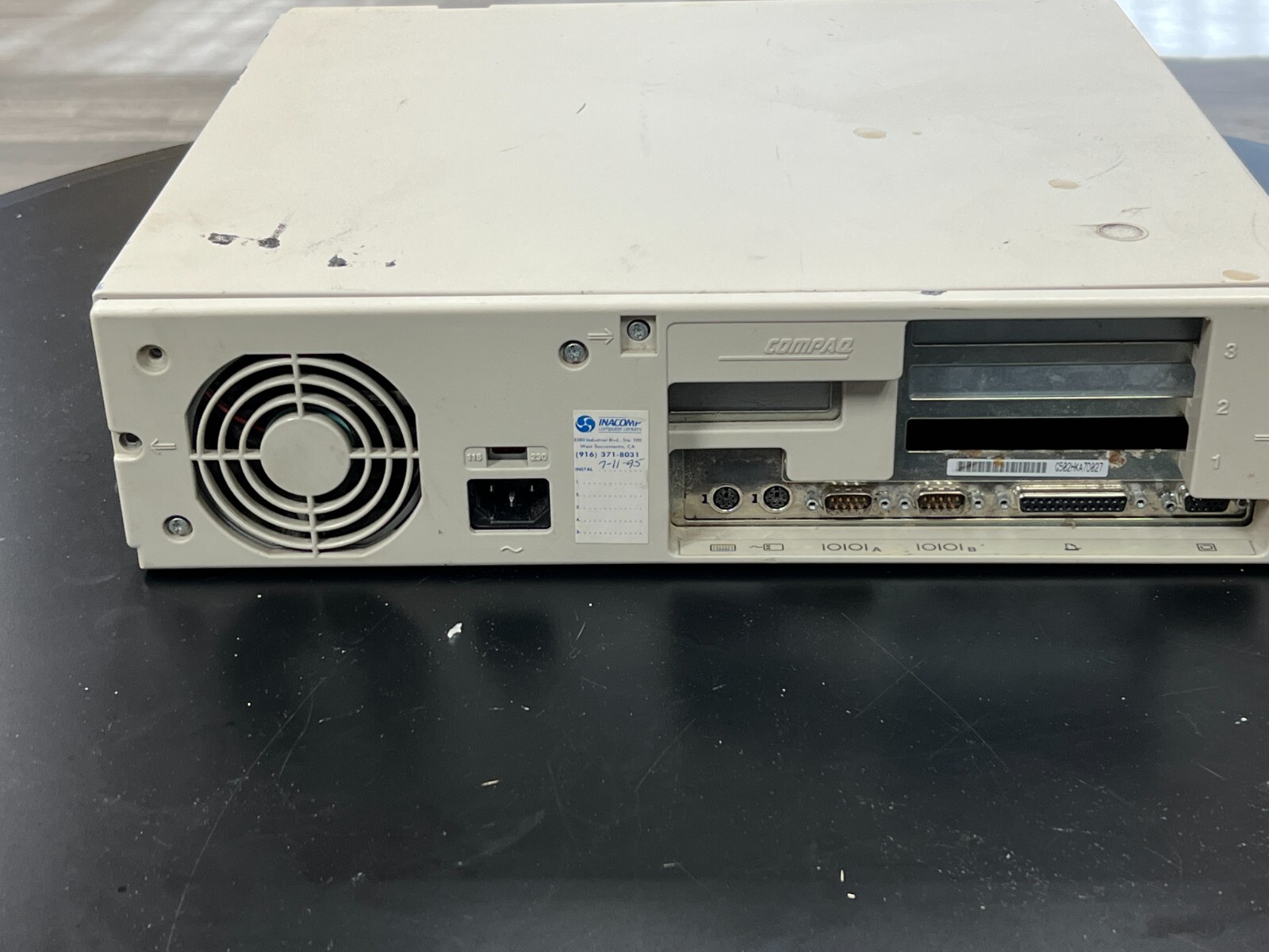 VINTAGE COMPAQ PROLINEA 4 66 DESKTOP COMPUTER WINDOWS 95 20MB RAM EBay