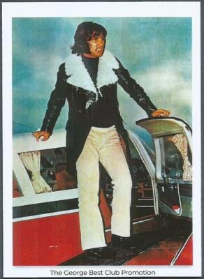 BESTIE75-LIMITED EDITION TRADE CARD-#50-GEORGE BEST-THE GEORGE