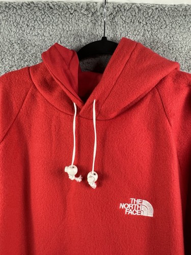 The North Face Rot Retro Full Fleece Hoodie Pullover 90’s Y2K Rare Vintage - Bild 7 von 16