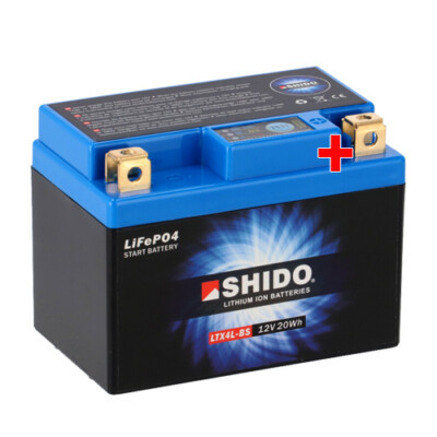 Batterie für Peugeot Jet Force 50 C-Tech Rally Victori 07 Shido Lithium YTX4L-BS