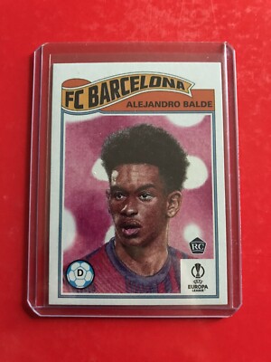 Topps Living Set UCL Alejandro Balde Rookie Barcelona #476 Mint Card