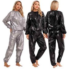 Sweat Suit Sauna Suit Exercise Gym Suit Fitness Weight Loss Detox UK