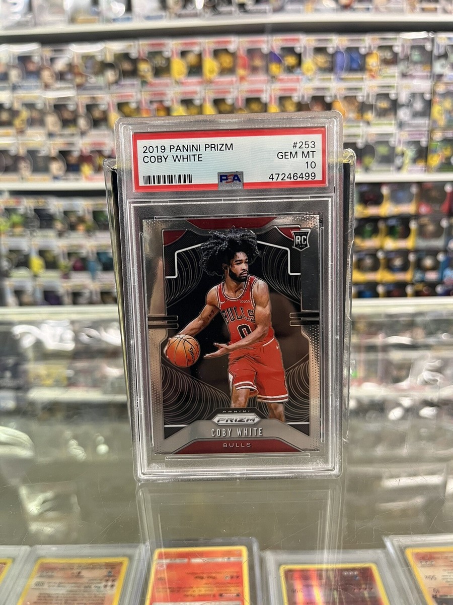 その他 2019 Coby White Hyper Prizm Bulls Rookie COBY WHITE PSA 10 PRIZM ROOKIE CARD CHICAGO BULLS RC 2019-20