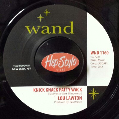 45Re LOU LAWTON ''Knick Knack Patty Wack'' THE STEMMONS EXPRESS ''Woman,Love Thief''