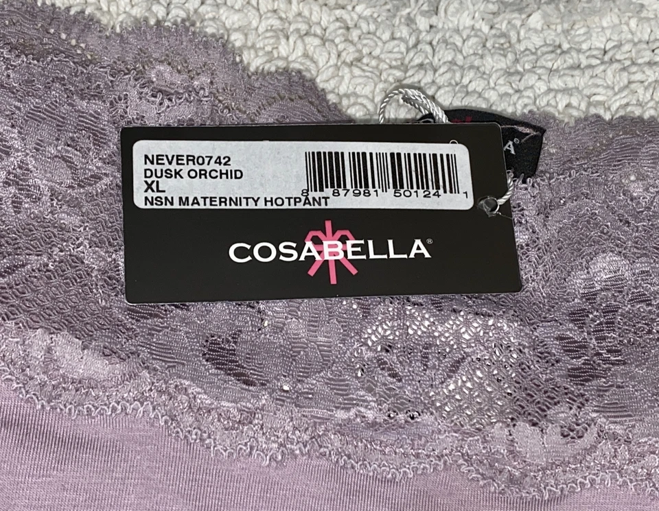 Pantalón corto COSABELLA Never Say Never Maternity Dusk Orchid púrpura para mujer XL Foto 4 de 4
