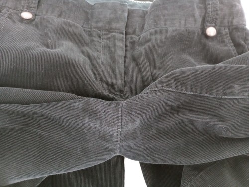 J.Crew Womens City Fit Soft Fine Wale Wide Leg Black Corduroys Size 6 - Picture 10 of 14